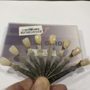 Contoh warna gigi atau Dental Shade Bright