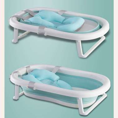 Jual Bak Mandi Bayi Silikon Lipat Large Inclued Matras Anti Selip 1 Set Murah September 2020 Blibli Com