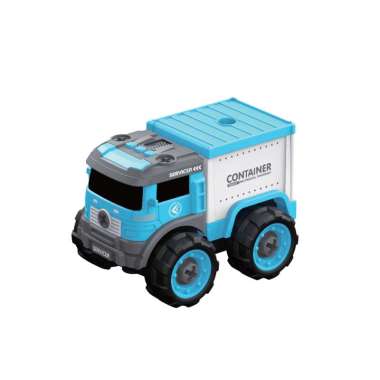 OKIEDOG DIY RC TRANSFORMER - GARBAGE TRUCK BLUE (MAINAN MOBIL DAN ROBOT REMOTE CONTROL ANAK)
