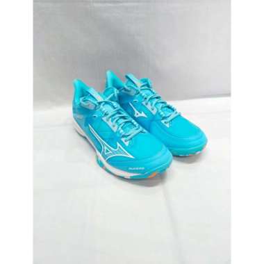 Mizuno Wave Claw Neo 2 Wide Sepatu Badminton Bulutangkis 42 Bluefish/White/LT.Orange