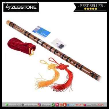 Seruling Suling Flute Bamboo Bambu Dizi Tradisional China Set BAMBOO