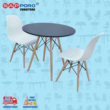 Jual Oscar Furniture Meja Makan Bulat Forli Dan Kursi Makan Bulat Fogia Dining Set Cocoa Online Oktober 2020 Blibli Com