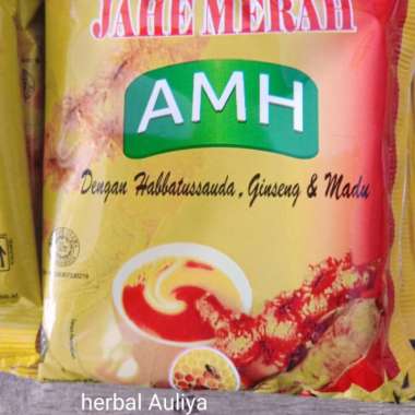 Jahe Merah AMH Minuman Jahe Minuman Kesehatan Tradisional Sachet