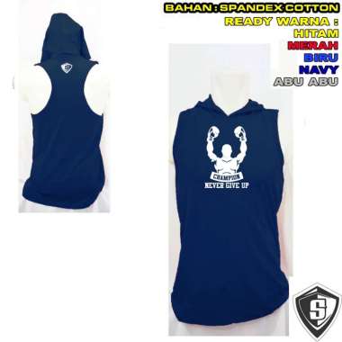 Lekbong Kupluk Topi Fitness Champion quotes M