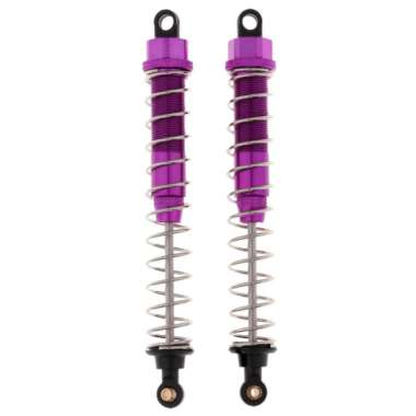 Set of 4 RC 1/10 Climbing Car Shock Absorber Eliminator Front Rear for Redcat HSP Spare Parts Purple 