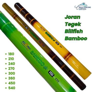 Joran Tegek Billfish Bamboo Ruas Pendek 210 cm - Random