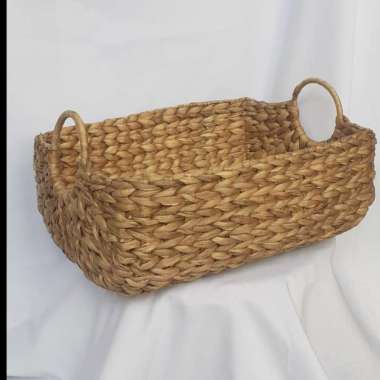Keranjang Hampers Enceng Gondok Keranjang Perahu anyaman jogja L