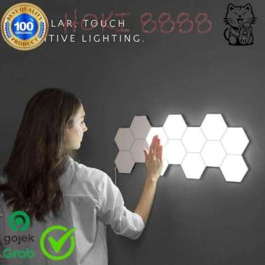 Lampu Dekorasi Honeycomb Led/ Hexagonal / Sarang Lebah Dapat 3Pcs!
