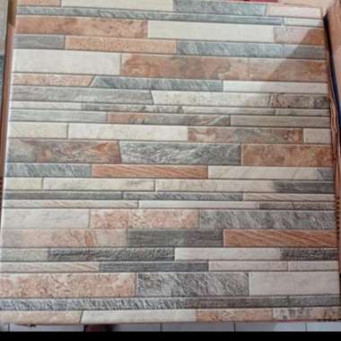 Keramik Ceramic 40x40 40 x 40 Lantai Carport Arwana Arwana Brown