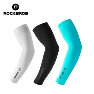 Rockbros Arm Sleeve Manset Tangan Sepeda Basket Motor Best Quality M Putih