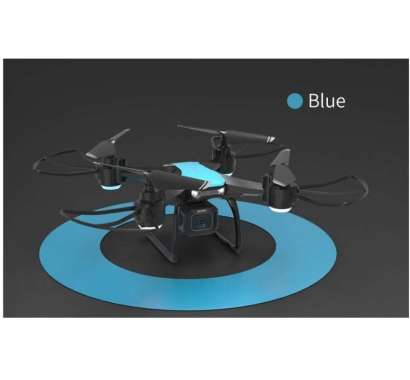 Drone Kamera Mini H108 DIY Drone Rakit HD Camera 2.4G 4CH KIT Biru Muda