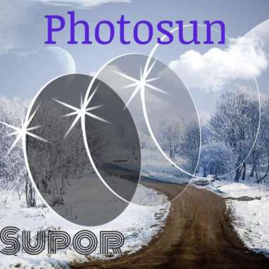 Lensa kacamata PhotoSun Polycore Photochromic Progresif Polysoft 1.56