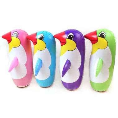Mainan Balon Tinju Tinjuan Penguin Samsak Anak Boneka Angin Pinguin