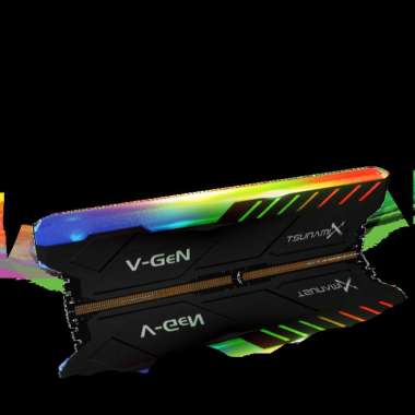 RAM DDR4 V-GeN TSUNAMI X 8GB 3000MHz CL16 (2X4GB) RGB-V OC GAMING VGEN MULTI COLOR