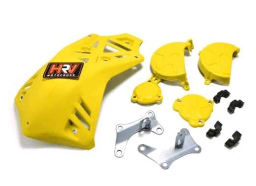 Pelindung Tutup Mesin Blok Cover Engine Guard KLX 150 Dtracker 150 Orange