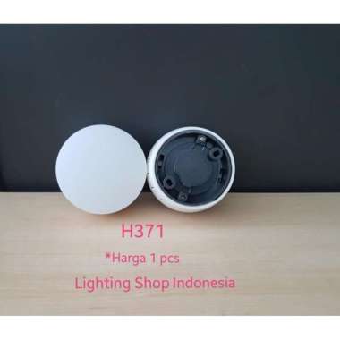 H371 Lampu Downlight Outbow Led 7W Tempel Plafon Panel Bulat Hanmach warm white
