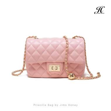 JIMS HONEY PRISCILLA BAG TAS SELEMPANG WANITA ORI Skyblue