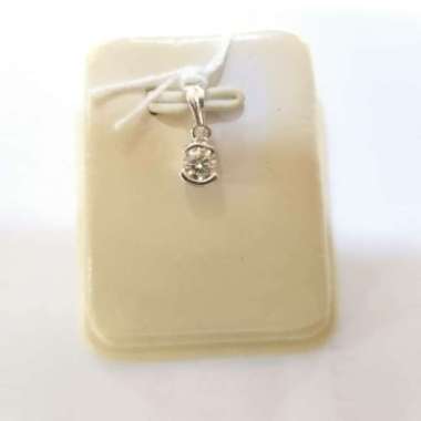 Liontin Diamond Berlian Soliter 0.15 ct Emas Putih 750