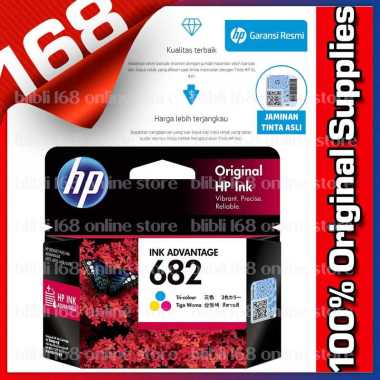 HP 682 Tri-Colour 100% Original 3YM76AA Catridge HP682 Color Garansi resmi HP 682 Tri-Colour