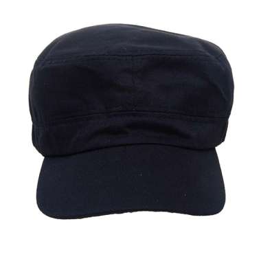 Hamlin Aldrich Topi Kasual Flat Top Komando City Hunter Material Cotton ORIGINAL Semua Ukuran Black