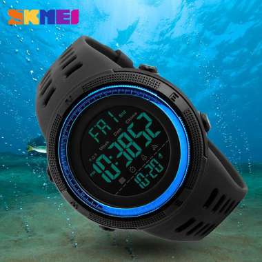 Jam Tangan Pria Digital SKMEI 1251 Water Resistant 50M Blue