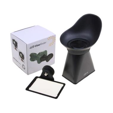 Thrid Party V1 LCD Viewfinder for Kamera Canon/Nikon/Sony - Hitam