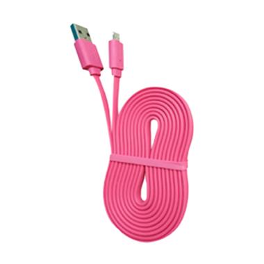 Wellcomm Flat Kabel Data Micro - Pink
