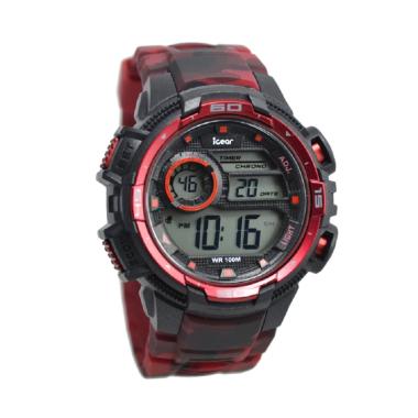 IGearIGear i68-1968 Jam Tangan Pria - Hitam Merah