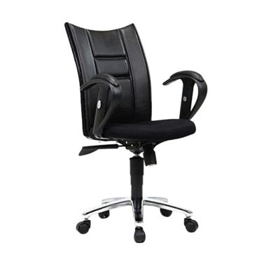 Fantoni Geneva Kursi Kantor - Hitam