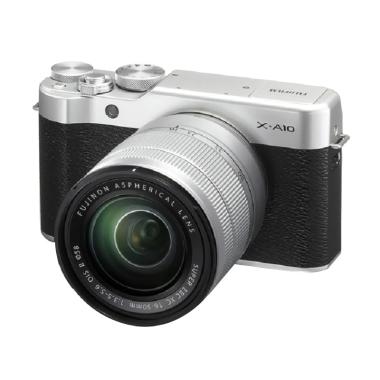 Fujifilm X-A10 with 16-50mm Lens Kamera Mirrorless - Silver