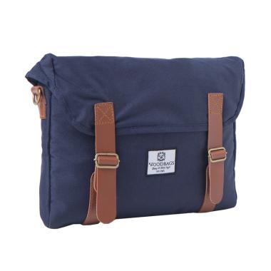 Woodbags Singaporean Bag Tas Pria - Navy Blue