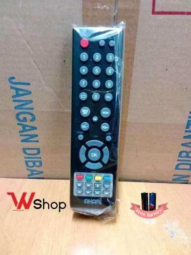 REMOT TV LCD LED AKARI ORIGINAL hitam