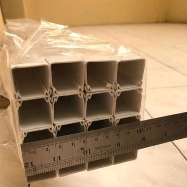 Brickstore Kabel Duct Wiring Duct  Trunking [25 x 25 x 3 meter/ Potong 1.5 m]