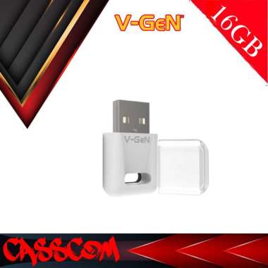 V-GEN Flashdisk Atom 16GB / FD V-gen 16 GB ORIGINAL Merah