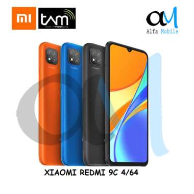 Xiaomi Redmi 9C [4/64 GB] Garansi Resmi Xiaomi Midnight Grey