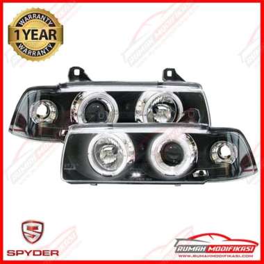 HEADLAMP - BMW E36 1991-1998 - SONAR - LED - PROJECTOR - BLACK BLACK
