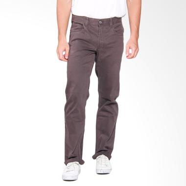 Emba Casual EPA 012 Basic Pant Celana Panjang Pria - Dark Grey