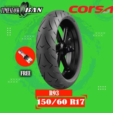 Ban Motor MOGE (Motor Batangan) // CORSA R93 150/60 Ring 17 TubelesS