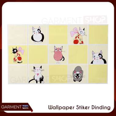 Wallpaper Dinding Dapur Sticker Pelindung Tembok Dapur Anti Panas & Minyak KUNING