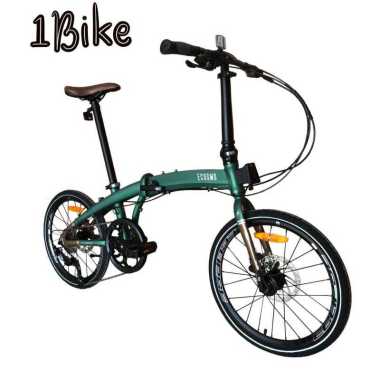 Element Ecosmo 10 Filosofi Kopi Sepeda Lipat 20 inch Green