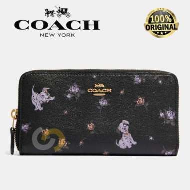 Coach Accordion Zip Wallet With Butterfly Print Original 100 Rp1 000 000 Coach Disney X Coach Accordion Zip Wallet With Dalmatian Floral Print Original 100 Rp1 000 000 Coach Wallet Large Card Case In Blocked Signature Canvas Original 100