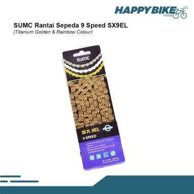 Chain SUMC EL (Rantai Sepeda) Speed Golden 9 Speed