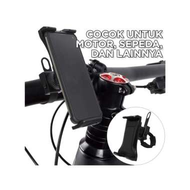 Coretech Autobike Phone Holder Pegangan Stand Hp Motor Sepeda