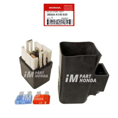 AHM 3850A-KVB-930 Relay Stater Bendik Sekring Beat Scoopy Spacy Vario 110 CW Karbu Karisma Supra X 1