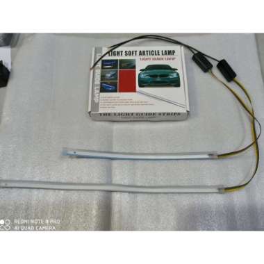 Lampu LED Mobil / Light Guide Lamp / Lampu LED Strip Warna Putih Putih 30mm