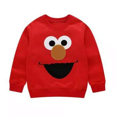 SWEATER ANAK LAKI-LAKI PEREMPUAN 1-5 TAHUN ELMO/ JAKET ANAK / BAJU HANGAT ANAK 6