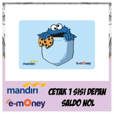 Kartu Etoll MANDIRI eMoney Kartun Anime Monster Cookies 133 Kartun Anime e money e-Toll Vanguard Sto