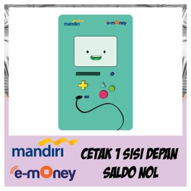 Kartu Etoll MANDIRI eMoney Kartun Anime BMO Adventure Time 142 Kartun Anime e money e-Toll Vanguard 