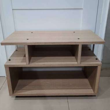 rak tv meja tv minimalis 32 inch - 32 inch mocca