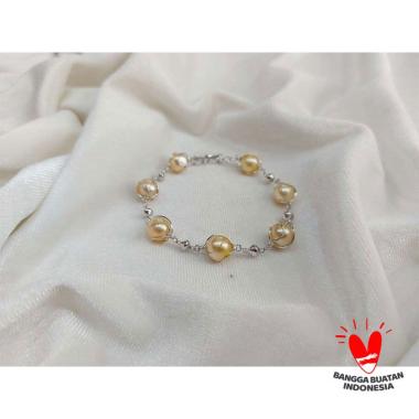 Model gelang emas putih